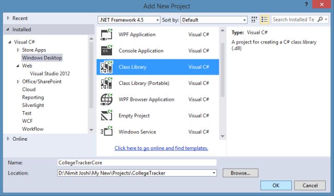 Creating Class Library